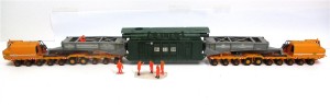 Kibri 1/87 DB Großtrafotransport der DB mit Bedienbersonal o.OVP (4426k)