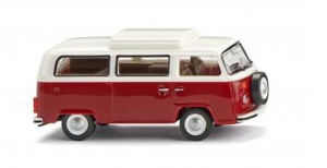*Wiking 031805 VW T2b Campingbus - rubinrot/weiß Spur H0 1:87