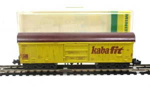 Minitrix N 13568  Schwenkdachwagen Kabafit DB OVP (5956k)