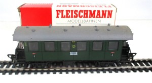 Spur H0 Fleischmann 5002 Personenwagen 3.KL DRG OVP (4458k)