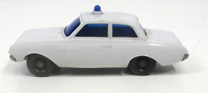 Wiking H0 1/87 Ford Taunus weiß Blaulicht PKW-Modell o. OVP  (80-)