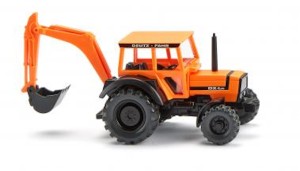 *Wiking 038603 Deutz-Fahr DX 4.70 - kommunalorange Spur H0 1:87