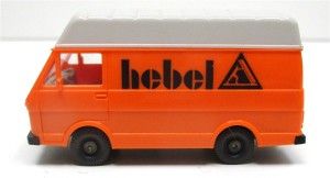 Wiking H0 1/87 VW LT28 Transporter Hochdach HEBEL o. OVP  (16-9)