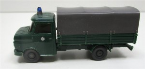 Wiking H0 1/87 Opel Blitz Bereitschaftspolizei Modell o. OVP  (52-6)