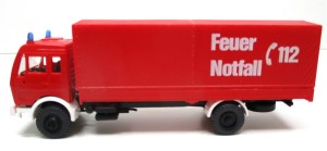 Roskopf 1/87 516F Mercedes L1625 Feuerwehr Pritsche Plane OVP (Spur H0)(52-16)