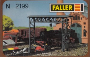 Spur N Faller 2199 222199 Bockkran / Überladekran Bausatz  (2779k)