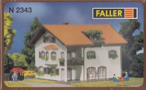 Spur N Faller 2343 Haus Noblesse 2 stöckig Bausatz  (2784k)