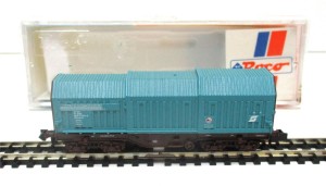 Spur N Roco 25410 Teleskophaubenwagen Güterwagen ÖBB EVP (6606k)