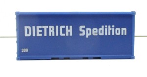 Spur H0 Containermodell Dietrich Spedition blau 20ft (1:87)(133-4)