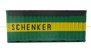 Spur H0 Containermodell Roco Schenker grün 20ft (1:87)(133-9)