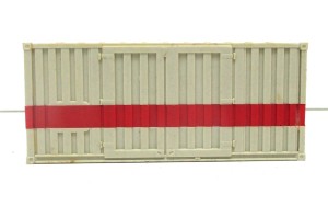Spur H0 Containermodell neutral grau 20ft (1:87)(133-10)