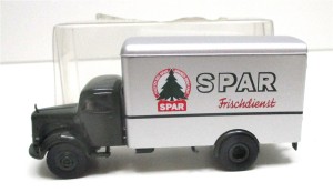 Brekina H0 40011 MB L 311 Koffer Spar Frischdienst OVP (Spur H0) (57-13)