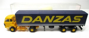 Roskopf 1/87 414 Saurer Planensattelzug DANZAS OVP (Spur H0)(20-17)