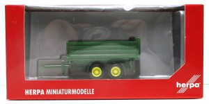 Herpa 1/87 076166 Anhänger f. John Deere Traktoren OVP (Spur H0)(4779K)