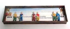 Spur H0 Merten 0886 Gleisbauarbeiter Figuren OVP (6026k)