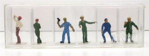 Spur H0 Preiser Bauarbeiter Figuren OVP (6081k)
