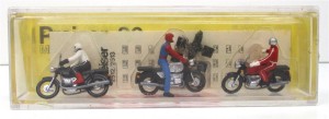 Spur H0 Preiser 10080 3x Motorradfahrer Biker Figuren OVP (6082k)