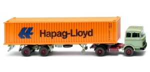 *Wiking 052305 Containersattelzug (MB) "Hapag-Lloyd" Spur H0 1:87