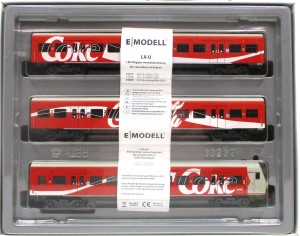 Spur H0 Märklin H0 4393 Wagen-Set S-Bahn Coca Cola, Innenbeleuchtung OVP (3681)