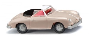 *Wiking 016005 Porsche 356 Cabrio - sahara beige Spur H0 1:87