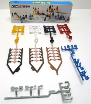 Kibri H0 8110 Bausatz Figuren, unvollständig OVP (6436LL)