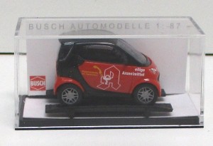 Busch H0 1/87 48941 Smart Fortwo Eilige Arzneilmittel  OVP (A)