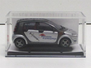 Busch H0 1/87 49501 Smart Forfour Häusliche Krankenpflege OVP (A11-19)