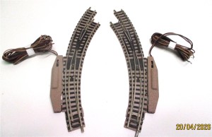 Spur N Fleischmann 9143 Bogenweichenpaar elektrisch (Z56-3)