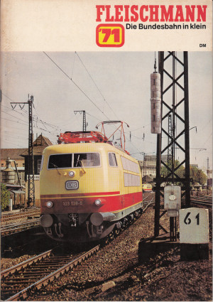 Katalog Fleischmann H0 International  1971  Din A4   (Z017)