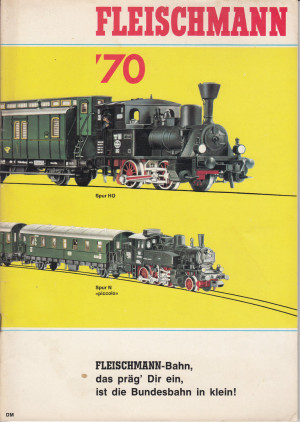 Katalog Fleischmann H0 International  1970  Din A4   (Z018)