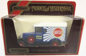 Matchbox Y-19 1919 Morrios CowleyVan "Brasso"  (2791)