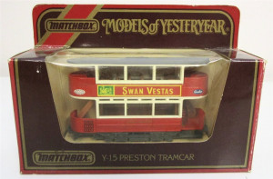 Matchbox Y-15 Preston Tram Car "Swan Vestas"   (2794)