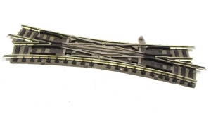 Spur N Fleischmann 9165 Profi Hand-Doppelkreuzungsweiche rechts kreuzend 15' R=430,0mm(Z34-11)
