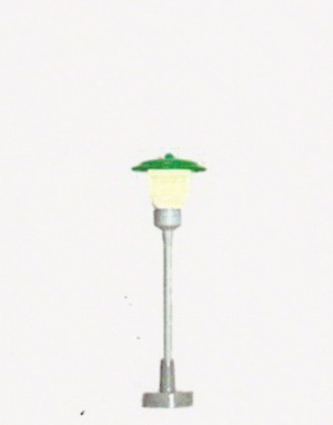 Schneider H0 1376-G Strassenlaterne grüner Schirm Glühbirne 14-16V - OVP NEU