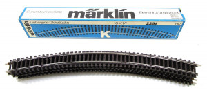 Märklin H0 2251 K-Gleis Groß-Kreis II R=618,5mm 30' - 10 Stück OVP (3191g)