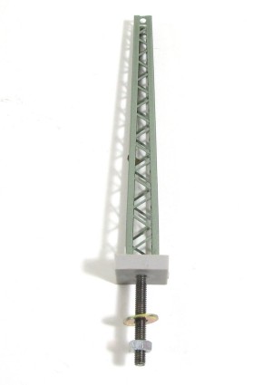 Sommerfeldt H0 Oberleitung Gittermast mit langem Ausleger 10 Stück (Z122-6g)