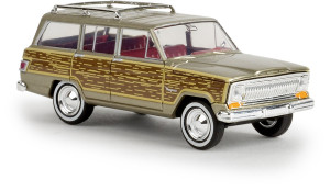 Brekina 1/87 9856 Jeep Wagoneer metallic beige, Holzoptik, Woody,  - OVP NEU