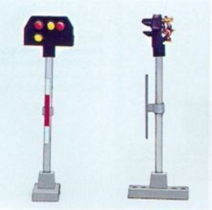 Schneider H0 2008-B LED Gleissperr- und Zugdeckungssignal - Bausatz