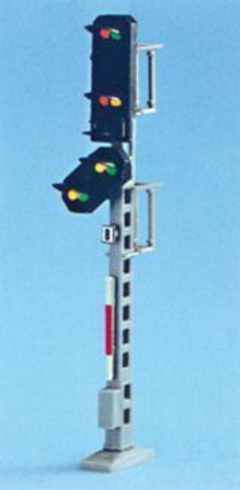Schneider H0 2105 LED DB  Hauptsignal mit Vorsignal - Fertigmodell