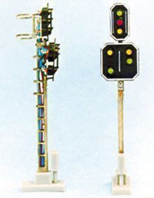 Schneider H0 2204-B LED SBB Hauptsignal mit Vorsignal - Bausatz