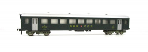 Spur H0 1/87 Fleischmann Personenwagen 2.KL SBB FFS (4636A)