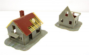 Spur N Fertigmodell Set Häuser "Rohbau" (HN-431C)