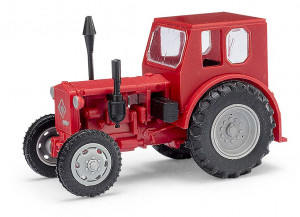 Busch H0 1/87 210006403 MH: Traktor Pionier, Rot/graue Felgen - NEU