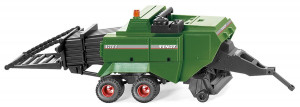 Wiking H0 1/87 039603 Traktor Anhänger Fendt 1270S Quaderballenpress - NEU