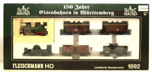 Spur H0 Fleischmann Set 1892 (AC) 150 Jahre Eisenbahnen Württemberg (4417D)