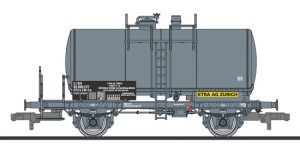 Liliput H0 (1/87) L235360 Kesselwagen, SBB-CFF, "ETRA AG ZÜRICH", 267 hl Tank, grau, Ep.IV -OVP NEU