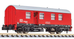 Liliput N L265042 Umbau-Bahndienstwagen rot DB Notfalltechnik, Ep.V - OVP NEU