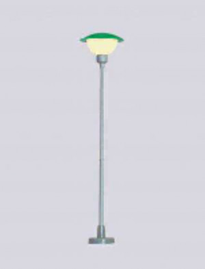 Schneider H0 1365-G grüner Schirm hoch mit Glühbirne - OVP NEU