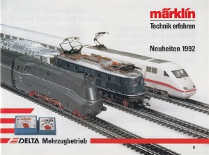 Märklin Prospekt Ausgabe Neuheiten 1992 (Z317)