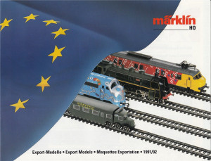 Märklin Prospekt Ausgabe Exportmodelle 1991/92 (Z318)